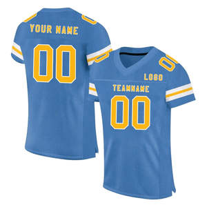 Camiseta de fútbol americano personalizada al por mayor camiseta de fútbol sublimada cosida camiseta de rugby de alta calidad para hombres/jóvenes - Product Image 3