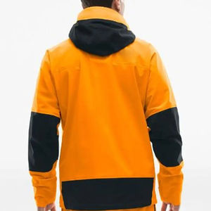 Haute qualité hommes High Street Vintage Denim vestes à capuche coupe-vent imperméable col montant personnalisé couleur Logo hiver - Product Image 2