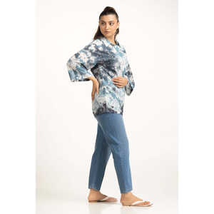 Chemises boutonnées décontractées en popeline pour femmes, manches trois quarts, pour le printemps/été, coupe classique, élément de mode simple - WM-CS-WS25-600 - Product Image 5