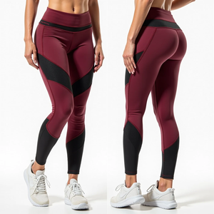 Compresión Fitwear Leggings Mujer Cintura alta Jogger Pantalones Secado rápido Sin costuras Gimnasio Entrenamiento Fitness Ropa Yoga Señoras Fitness - Product Image 4