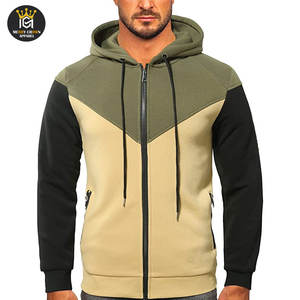 เสื้อฮู้ดมีซิปสำหรับผู้ชายเสื้อฮู้ดแบบมีซิปดีไซน์ตามสั่ง - Product Image 1