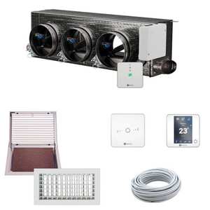 Kit Completo de Plenum de 3 Zonas Airzone Easyzone con Unidad de Control de Persianas Motorizadas con WiFi para Sistemas HVAC Domésticos - Product Image 1