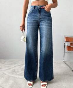 2023 Jeans Street Casual Pantalones acampanados Slim Ladies Pants Skinny Blue Denim jeans mujeres - Product Image 4