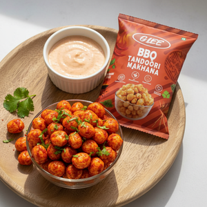 Glee Impex Makhana Tandoori Picante BBQ 50g con Paquete de Nitrógeno, Frutos Secos Tostados Bajos en Grasa, Snack Saludable Semiblando, Venta al por Mayor para Exportación - Product Image 3