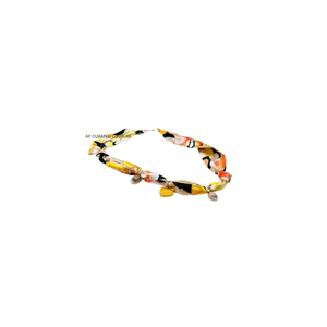 Collier écharpe vintage en perles de verre faites à la main, motif floral, personnalisable pour femme, idéal pour les événements sportifs et les concerts - Product Image 5