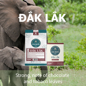 Café Molido Tostado de Alta Calidad al por Mayor, 100% Robusta, Dalakon Dak Lak, 0.25kg, Mezcla Robusta, Tostado Intenso, Amargo, Café de Vietnam, HACCP - Product Image 1