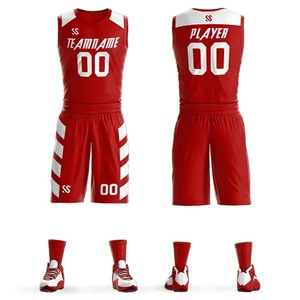 Conjunto de Uniforme de Baloncesto de Alta Calidad, se Ajusta al Cuerpo en Todas las Direcciones, Traje de Entrenamiento de Baloncesto para Impresión Personalizada - Product Image 2