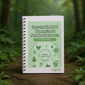 Quaderno Promozionale Sostenibile in RPET per Amanti degli Eco-Gadget Fionap - Product Image 3
