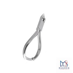Cortaúñas Profesional con Forma de Luna Llena, de Acero Inoxidable, Acabado Espejo, con Doble Resorte y Acabado Mate - Product Image 2