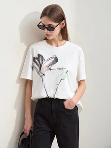 Camisetas de verano para mujer, camisetas de manga corta para mujer, cuello redondo, Color sólido, ropa de moda para mujer, camiseta informal con cuello simulado, camiseta suave de gran tamaño - Product Image 3