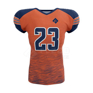 Nouveauté 2025 Uniforme de football américain sur mesure en taille plus à manches courtes Différents designs Meilleur prix - Product Image 2