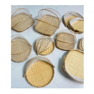 Cesta de Bambú Premium para Lavar, Bandeja de Bambú para Tamizar, Cesta de Bambú para el Hogar y Restaurantes - Product Image 5