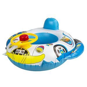 Voiture à pontons en plastique pour enfants avec volant, incluant des fonctions de vélo et de natation - Product Image 3