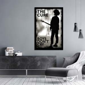 Affiche Canvas for the Cure avec cadre noir pour décoration murale - Product Image 1