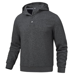 High Quality Hot Selling Men's Knitted Hoodies Premium Quality Breathable Winter Collection Casual Wear Wholesale 100% Cotton - Product Image 1