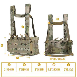 Sac de gilet de chasse Chest Rig de qualité supérieure avec stockage d'extension fonctionnel pour pochette tactique Chest Rig - Product Image 5