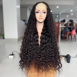 Pelucas de color natural rizado Bumerse negro de alta calidad de cabello humano vietnamita cabello humano real - Product Image 3