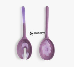 Cuillère en résine à la mode Vaisselle artistique pour manger Ustensile cadeau Boho fait à la main par Tradebyd - Product Image 1