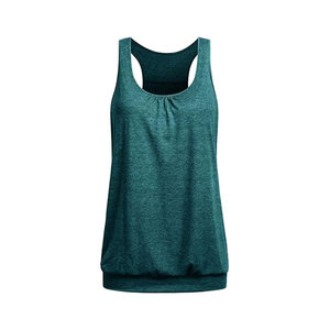 Venta al por mayor de alta calidad mujeres poliéster Spandex secado rápido Fitness entrenamiento deportes correr camisetas sin mangas para mujeres - Product Image 6