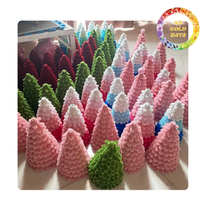 Sapin de Noël DIY | Fabriqué en chenille | Arbre prêt et ensemble de bricolage disponibles - Product Image 2