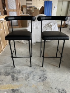 Nordic kursi Bar besi tempa, untuk furnitur Bar restoran bangku Bar rumah tangga sandaran punggung mewah kursi tinggi dapur kelas atas - Product Image 4
