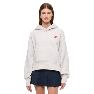 Sweat à capuche pour femme en coton lourd surdimensionné d'hiver avec impression par transfert thermique sur le devant, logo personnalisé, impression 3D de haute qualité, 280/100 g/m² - Product Image 1