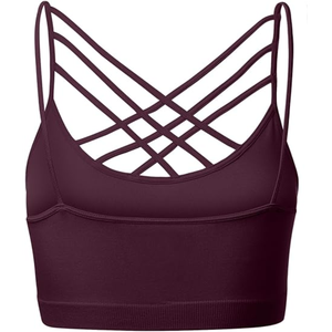 Soutien-gorge de yoga sans manches de qualité professionnelle pour la course à pied soutien-gorge respirant - Product Image 2