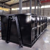 Conteneur à déchets à crochet de levage robuste de haute qualité pour la construction industrielle