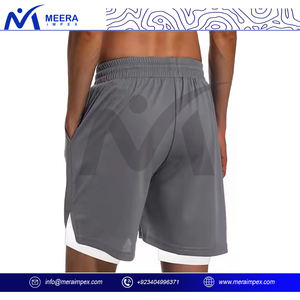 กางเกงขาสั้นผู้ชายแห้งเร็วระบายอากาศได้ดีน้ำหนักเบากางเกงขาสั้นชุดกีฬาฤดูร้อนสำหรับวิ่งยิมออกกำลังกายชายหาดและการเดินทาง - Product Image 2