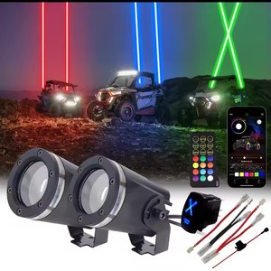 <span class=keywords><strong>3</strong></span> inç açık gökyüzü noktasal ışın demeti Offroad motosiklet Auxiliaryrgb nokta Off-road Led kırbaç işık araba lazer sis işık araba kamyon için - Product Image 2