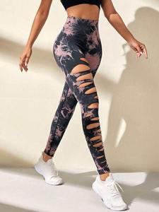 Leggings de Cintura Alta para Mujer, Pantalones de Yoga con Control de Abdomen para Entrenamiento, Correr, Leggings Deportivos para Mujer, Talla Grande - Product Image 2