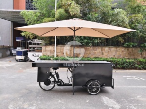 Tricycle inversé personnalisé Etodevice, chariot alimentaire mobile, vélo de vente de café pour les affaires de rue - Product Image 2