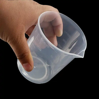 100ml 500ml 1000ml PP Tasse à mesurer Bécher Tasses Bécher en plastique avec germe
