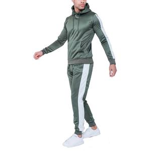 Ensemble de vêtements de sport unisexe - Respirant 100% coton Teint en pièce Pantalon de survêtement d'hiver à capuche Logo personnalisé Mode Grande taille Survêtement - Product Image 1
