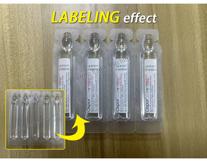 Ampolla de plástico pequeña de dosis única automática, tubo suave, gotas cosméticas para los ojos, tiras <span class=keywords><strong>monodosis</strong></span>, máquina de llenado y sellado - Product Image 4
