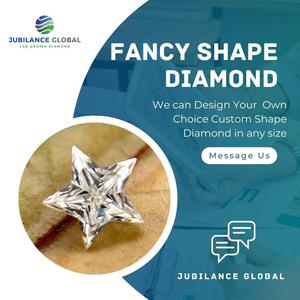 Diamant cultivé en laboratoire en forme d'ours en peluche 0.52 carat pour pendentifs ou bague et boucles d'oreilles cadeau pour cadeau d'anniversaire - Product Image 3