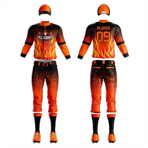 Conjunto de Uniforme de Béisbol Deportivo Único, Unisex, Hecho a Medida en Pakistán, 100% Poliéster, Impreso, Transpirable, de Secado Rápido y Alta Absorción de Humedad - Product Image 4