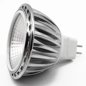 Lampu Led COB Mr16 Gu5.3 Led COB 5W 2700K - 6500K tahan air dapat disesuaikan harga grosir lampu sorot
