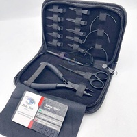Kit de Herramientas para Extensiones de Cabello BM Matte, al por Mayor, de Alta Calidad, con Logotipo Personalizado, Alicates de Acero Inoxidable de Grado Quirúrgico