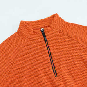 Camisas elegantes de media cremallera para hombre, camisas informales de manga larga con logotipo personalizado, proveedor OEM ODM directo de fábrica, ropa cómoda al por mayor - Product Image 5