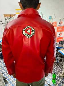 Veste en polaire matelassée personnalisable pour homme, fermeture éclair intégrale, imperméable, coupe-vent, respirante, cuir véritable tissé, logo personnalisé, pour femme - Product Image 3