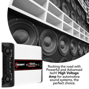 Taramps HV 80000 chipeo 0.5 Ohm 80000 <span class=keywords><strong>watts</strong></span> RMS với 14 pin 1 kênh điện áp cao khuếch đại 176vdc Công suất đầu ra âm thanh xe hơi - Product Image 6