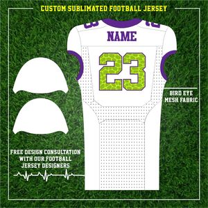 Uniformes de equipo de fútbol americano juvenil hechos por sublimación/camiseta de fútbol americano nombre y número camisetas de fútbol para jóvenes - Product Image 3
