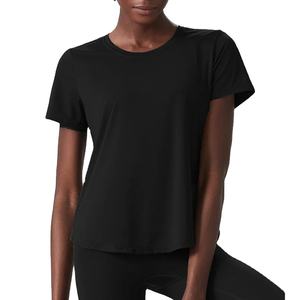 Ropa Informal Holgada para Actividades al Aire Libre, Camisetas Deportivas de Manga Corta para Mujer, Camisetas de Yoga Atléticas de Verano - Product Image 3