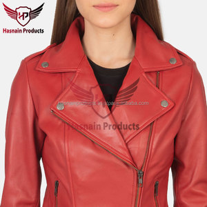 Chaquetas de Cuero de Piel de Oveja de Primera Calidad para Mujer, Personalizadas OEM ODM, Transpirables, Impermeables, Resistentes al Viento, Colores Modernos, Tallas Personalizadas - Product Image 6