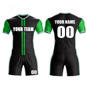 ชุดฟุตบอลสำหรับผู้ชายชุดกีฬาผ้าโพลีเอสเตอร์ระบายอากาศแห้งเร็ว100% สีและขนาดปรับแต่งได้ทุกฤดูกาล - Product Image 2