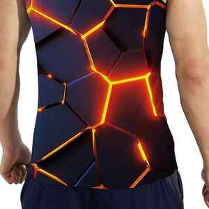 Débardeur pour homme respirant, confortable et extensible, personnalisé, pour musculation, stringer, fitness, gym, méthode de tissage tricotée, haute qualité - Product Image 5