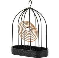 Support de bobine de moustique en métal fait à la main couleur noire parfait pour la maison chambre salon bureau utilisation porte-bobine