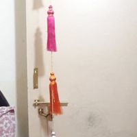 Décoration murale élégante en métal avec pompons, design Art Déco, pour la maison, les anniversaires et les décors festifs