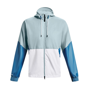 Color Block cortavientos ligero con capucha y cremallera chaqueta transpirable deporte al aire libre correr entrenamiento Streetwear chaquetas al aire libre - Product Image 1